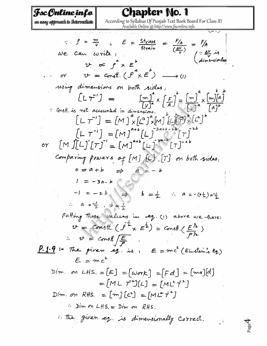 1st year physics notes